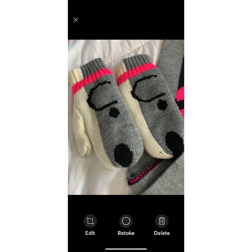 Gap scarf/mittens size M - Picture 3 of 6